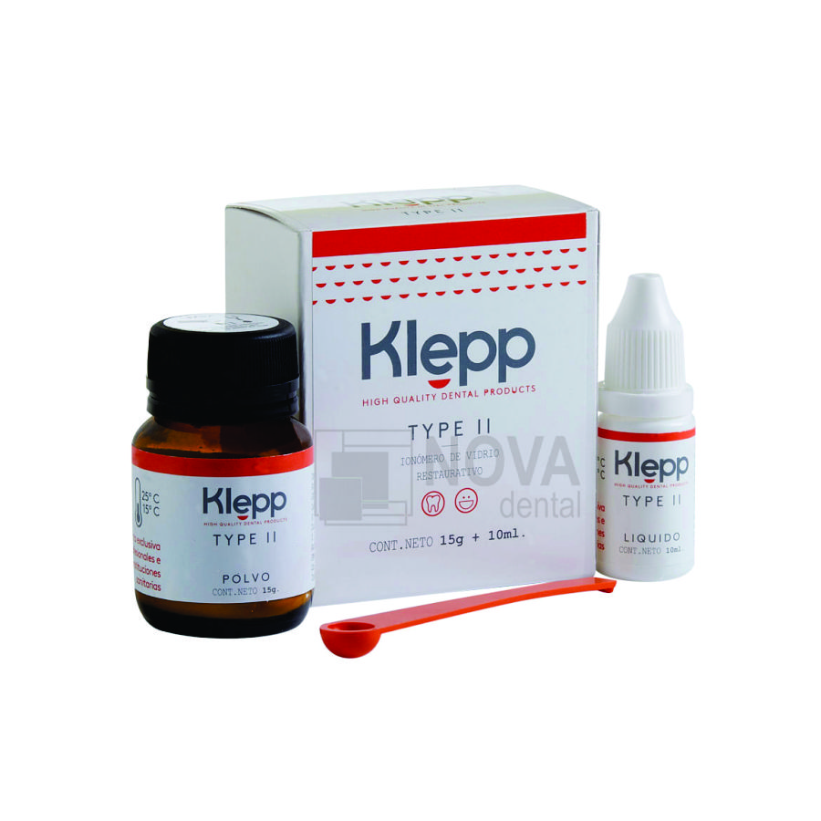 IONOMERO TIPO II - KLEPP <br/>PARA OBTURACIONES